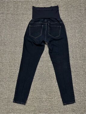 Maternity High-Waist Navy Skinny Jeans